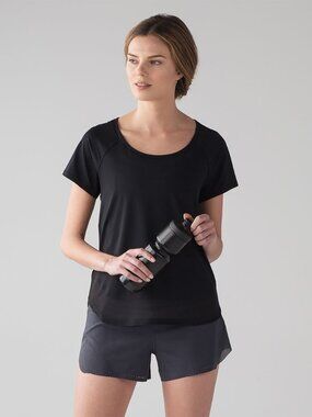 Lululemon Women's Smooth Stride Short Sleeve - Black